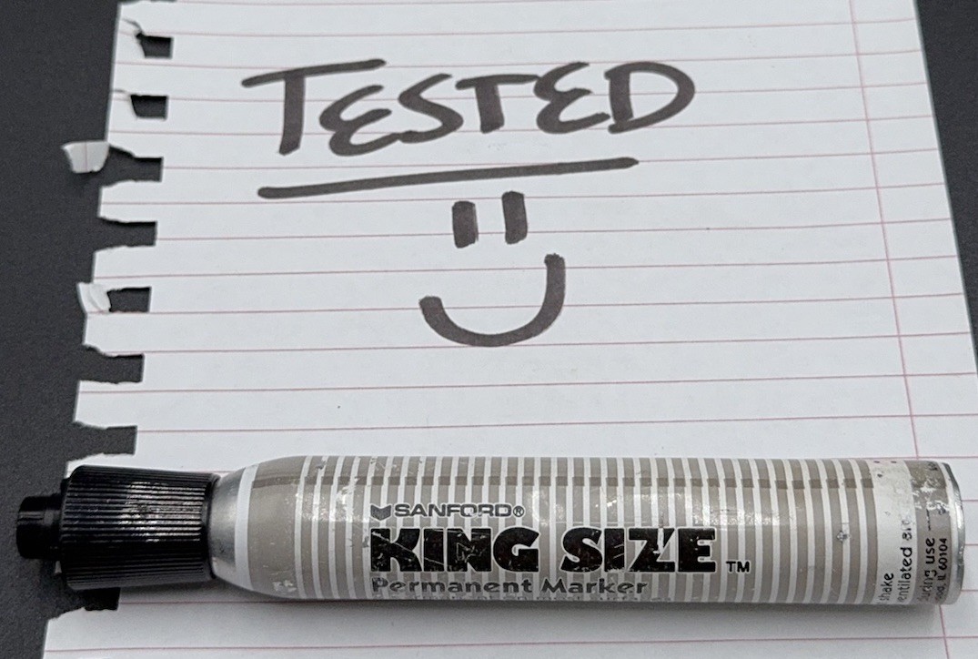 Sanford King Size Black Permanent Marker 15000 for sale online