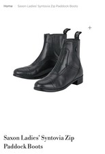 Botte d'équitation femme Saxon Paddock taille 9,5M anglaise