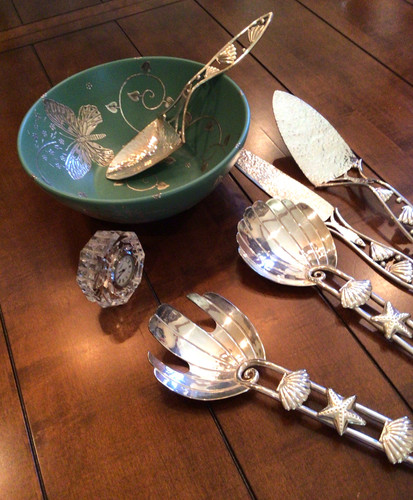 HUGE SERVING SET EMILIA CASTILLO STARFISH RETIRED 5 Pieces RETAIL $$4200 NEW