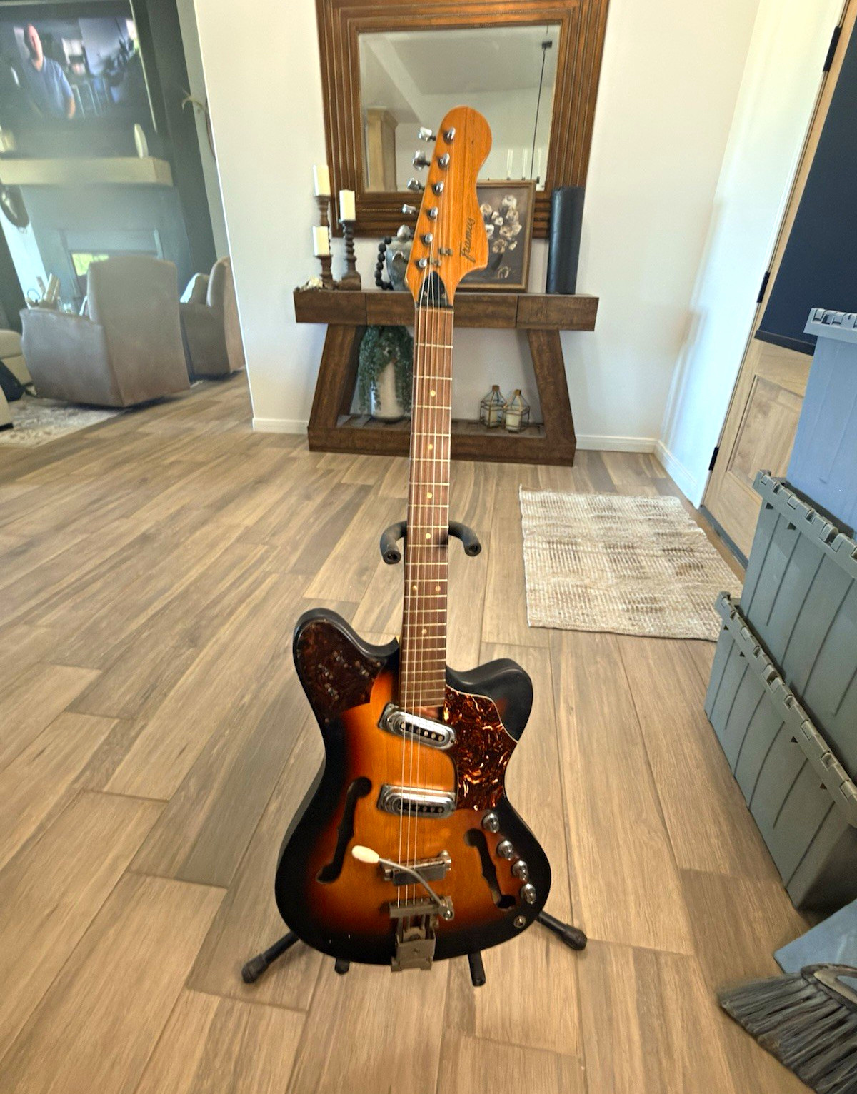 Vintage 1960s Framus 5/111 Atlantic Thinline Electric Guitar - Made in Germany