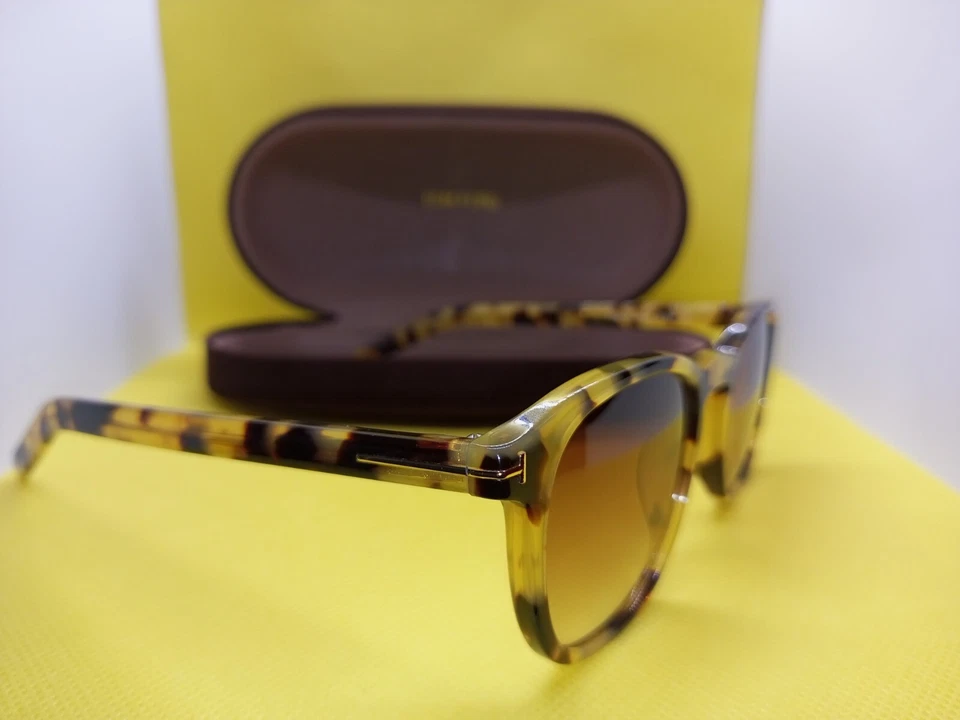 Tom Ford знаменитости моды авиатор солнцезащитные очки ацетат черепаха модель TF5821 - Изображение 3 из 4