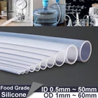 Food Grade Silicone Tube ID 1mm~50mm Hose Clear Soft Rubber High Temp Resistance