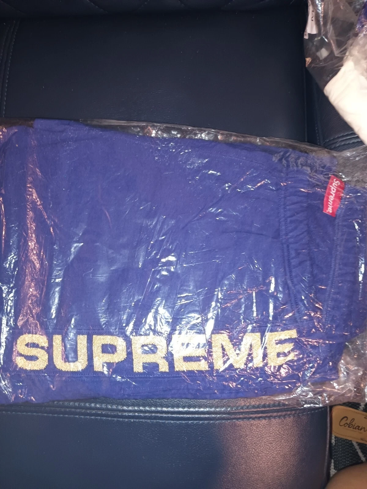 Pantalon de survêtement à côtes métalliques Supreme