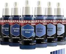 The Army Painter Warpaints Fanatic Flexible Triad - Strong Pale Blues Set of 6