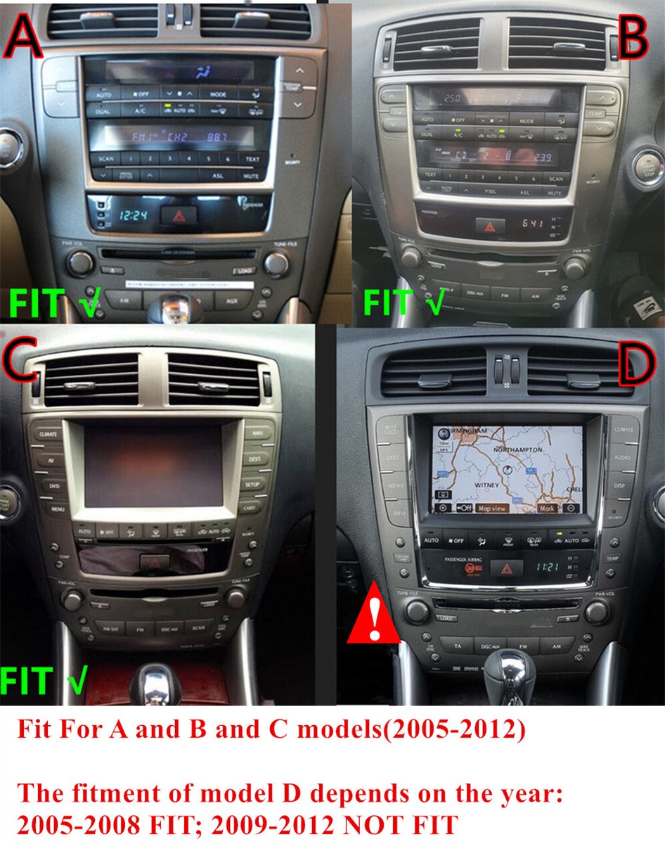 For 2005-12 Lexus IS250 IS350 9.7'' Android 11 Car Radio WiFi GPS