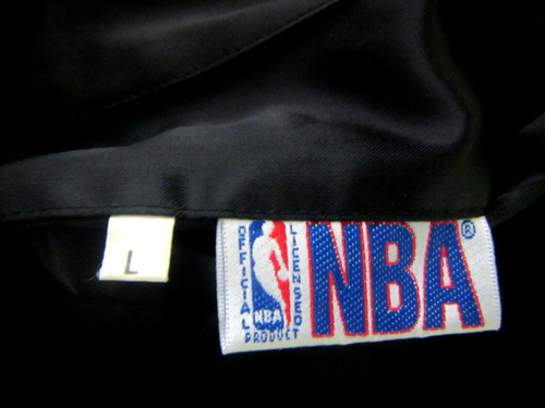 Orlando Magic Jacket Reversible Hooded Black & Gray NBA Zip Up L Nylon Satin - Picture 17 of 18