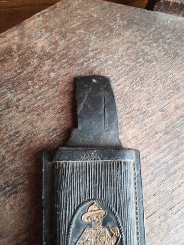 Funda de cuchillo de caza de juguete de plástico vintage ¿no está seguro de la marca Marx? - Imagen 5 de 18