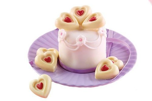 Praline Mold Hearts Silicone Chocolate Wedding Valentine's Day - Picture 2 of 3