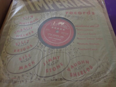 N- NOS 78 10'' Fats Domino Imperial 5272 You Done Me Wrong Little School Girl