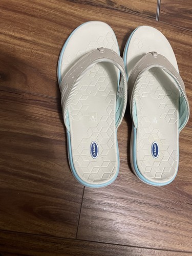 Dr Scholls sandali infradito marroni donna taglia 5/6 - Foto 2 di 8