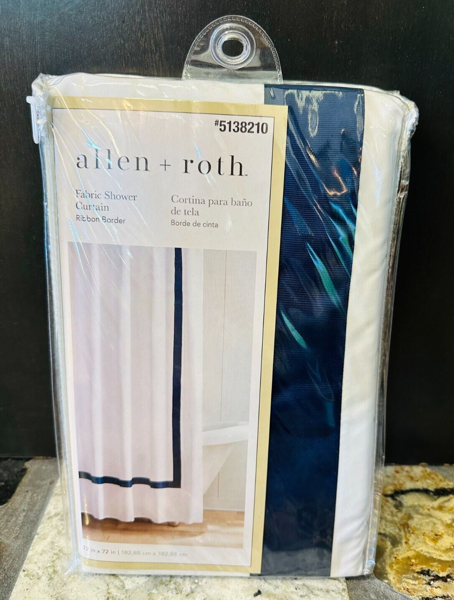 Cortina De Allen Roth Allen + Roth 63 In Granite Polyester Sheer Rod