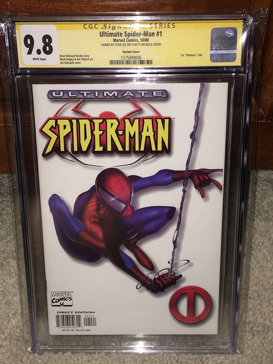 Ultimate Spider-Man #1 CGC 9.8 2000 White Variant Stan Lee