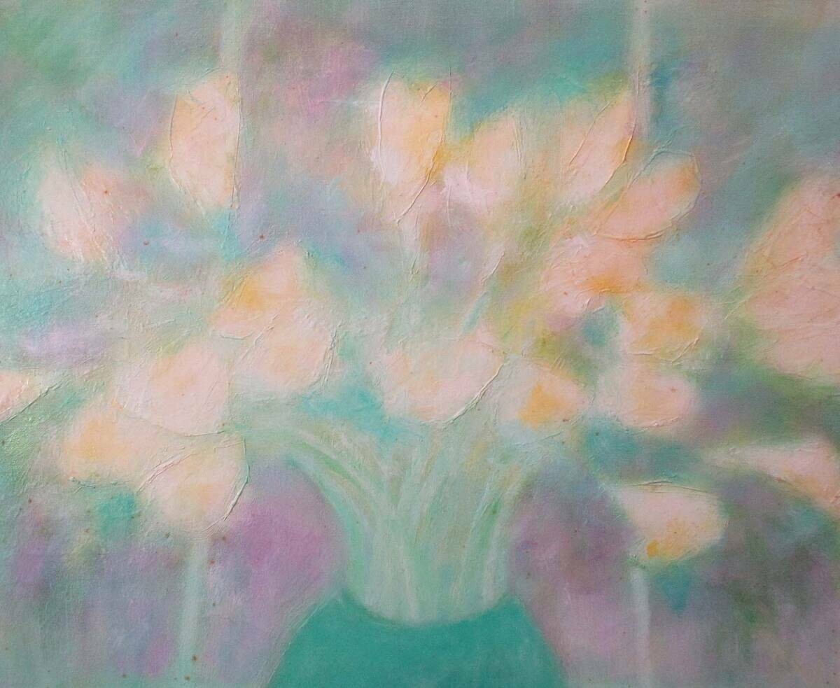 絵画 Jeannie Kimm Jeannie Kimm Original Oil on Canvas Signed Still Life Flower