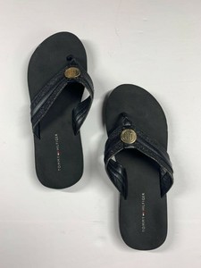 tommy hilfiger slides black