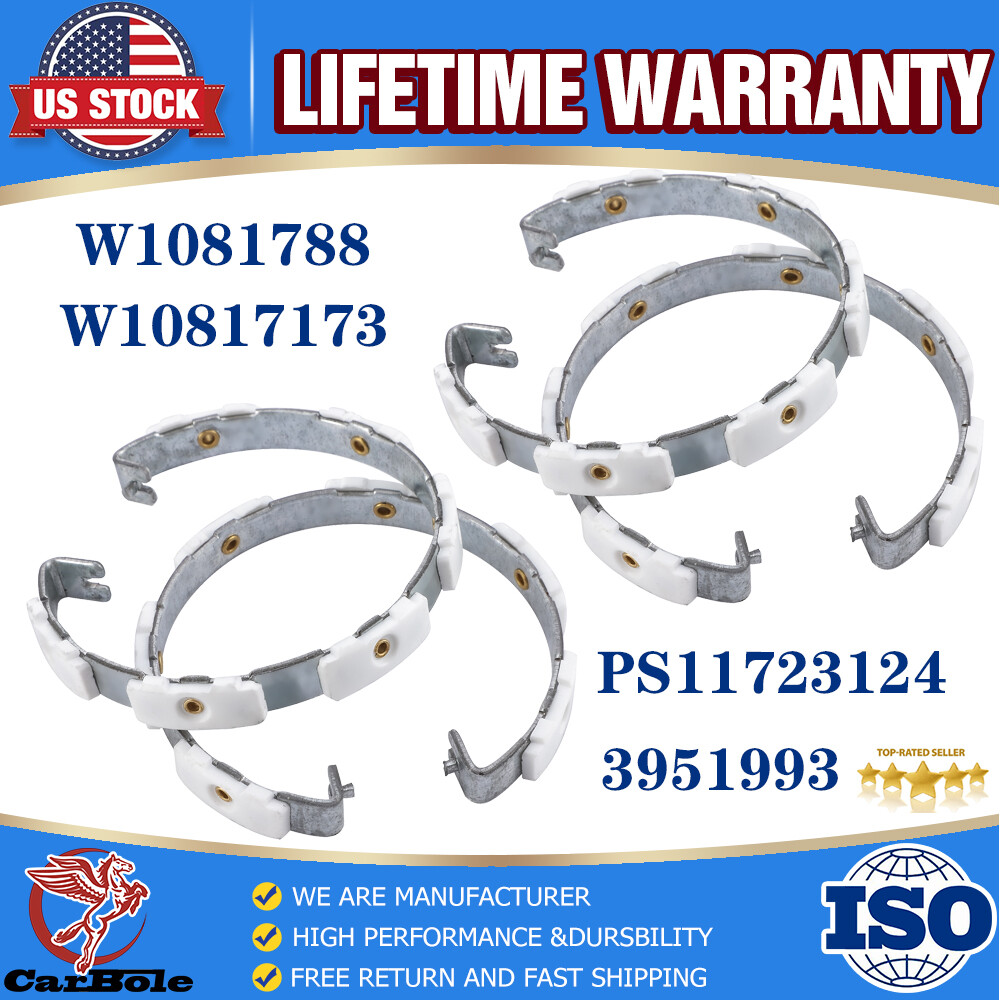 Whirlpool Maytag Washer Clutch Band 4-Pack W10817888 3951993 W10817173 PS11723124