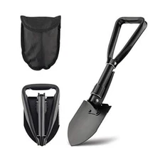 Versatile Survival Shovel - 18.1" Foldable, Durable Entrenching Tool