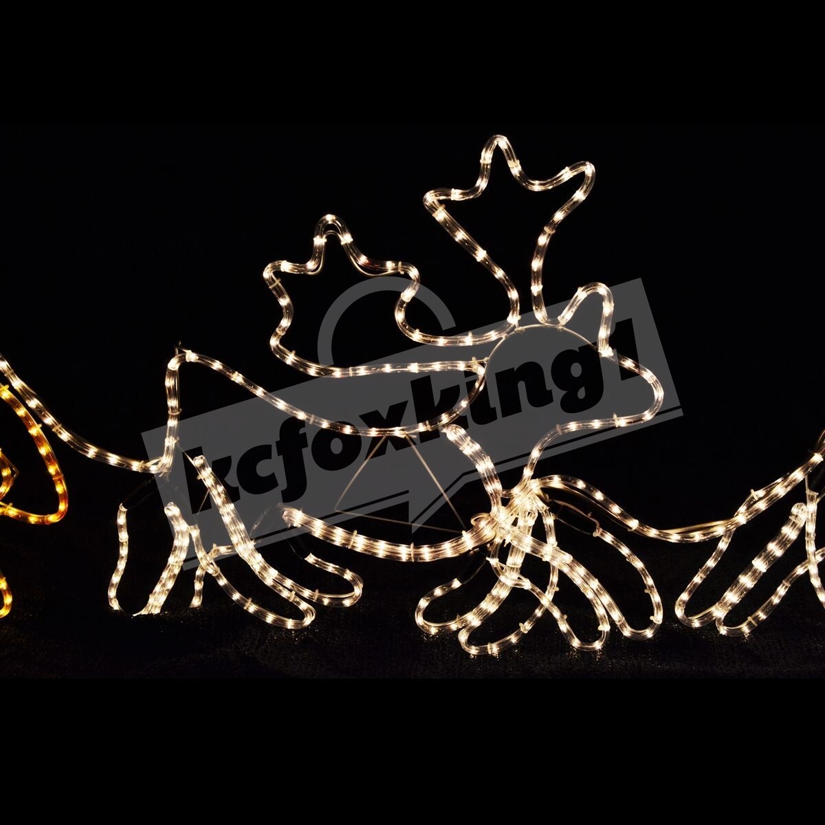 Christmas Lights Santa Sleigh Reindeer LED Xmas Decoration Indoor
