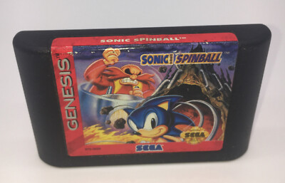 Sonic Spinball (Sega Genesis, 1993)-Cartridge Only