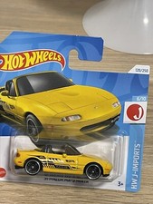 Hot Wheels Mazda MX-5 Miata 1991 1/64 3 inches HW MX5 Miniature Neuve en Boite