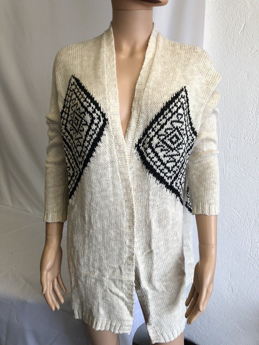 Motivi Women's Cardigan 100% Cotton Size S Color Beige UK