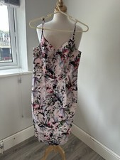 ASOS Pink Floral Dress Uk10