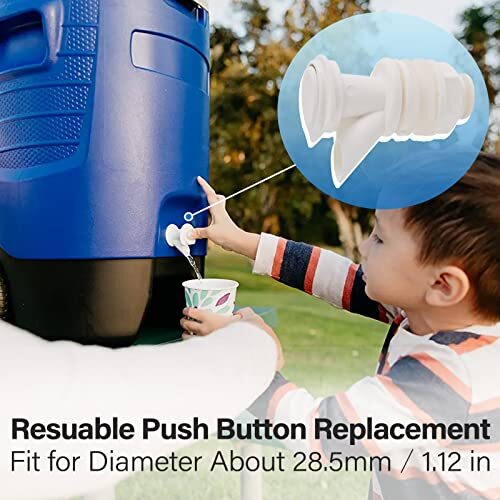 Igloo Push-Button Spigot for 2-10 Gallon Water Cooler Beverage Jugs | eBay