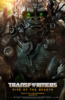 Transformers Rise of the Beasts Sci-Fi Movie Poster 11x17 Cristo Fernandez 2023 