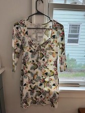 *NWT* FOREVER21 Knit Floral Dress Fitted - M