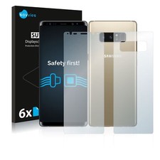 Samsung Galaxy Note 8 Front Back 6x Transparent ULTRA Clear Screen Protector
