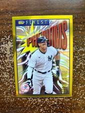 Aaron Judge, Finest Phenoms-Gold Border Rare #167 - 2023 Finest Flashbacks