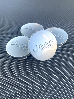 #ad #ad JEEP SET OF 4 SILVER 63 mm Wheel Center Caps GRAND CHEROKEE WRANGLER COMPAS 2.50 $26.29