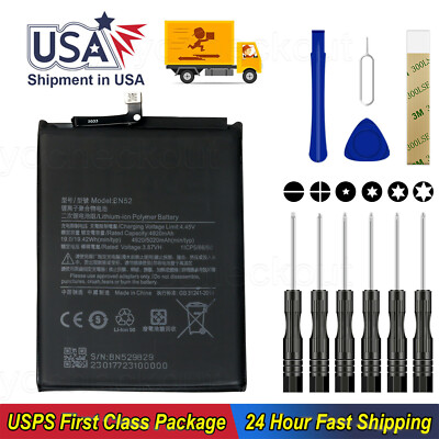 For Xiaomi Redmi Note 9S Battery BN52 M2003J6A1G Replacement Tool