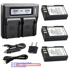 Kastar Battery Dual LCD Fast Charger for Nikon D3000 D5000 Camera Grip BG-2A