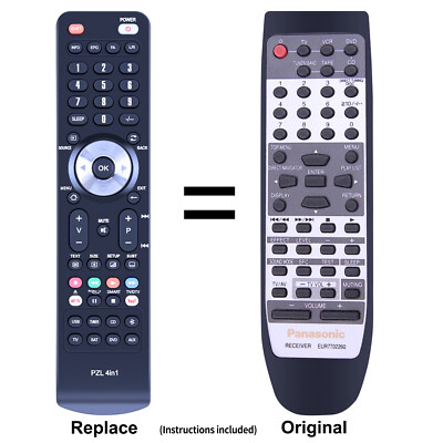 New EUR7702260 Replace Remote Control For Panasonic SA-HE75 SA-HE7