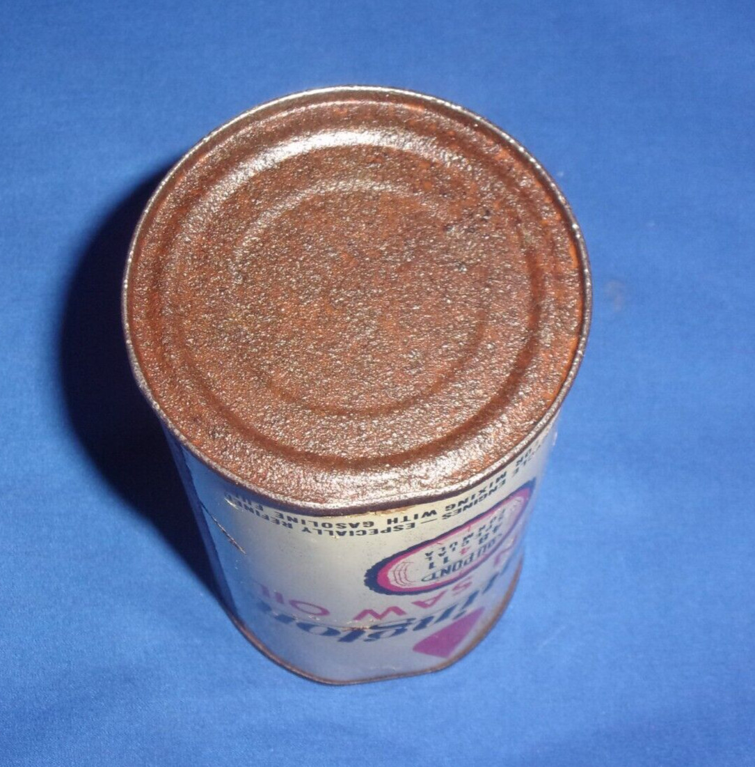 Vintage Remington Chain Saw 16 oz. Oil Can 2-Cycle Special Formula Empty 48 4 11