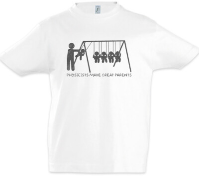 Physiks Make Great Parents Jungen T-Shirt Fun Cradle Balls Physiker Eltern Nerd