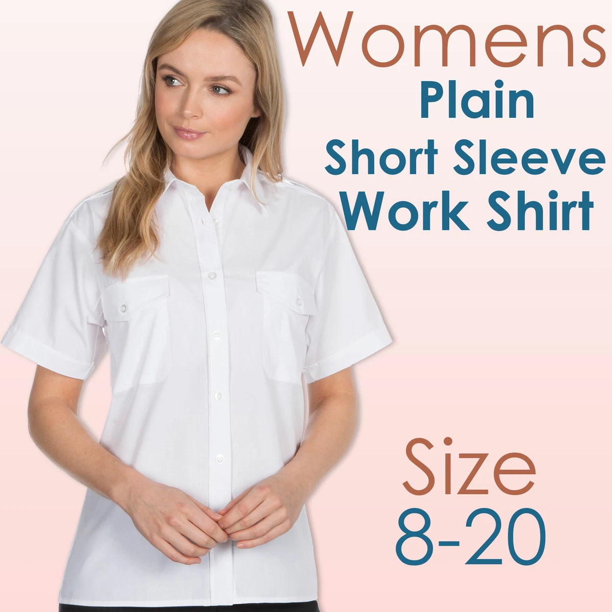 Ladies short hot sale sleeve blouses