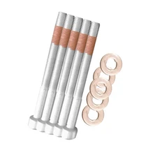 5 Set Fuel Injector Nozzle Seal Washers & Bolts For Mercedes-Benz Dodge Sprinter