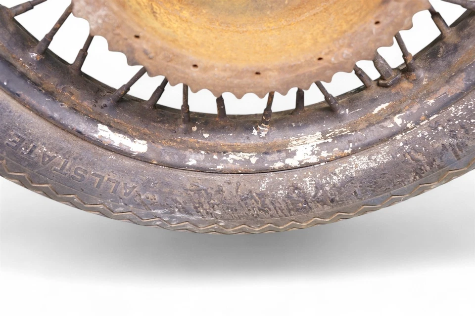 Llanta de rueda trasera Harley VLH V VL RL WL VLD 74 CABEZA PLANA CABEZA DE NUDILLO FABRICANTE DE EQUIPOS ORIGINALES *2237A Foto 2 de 4