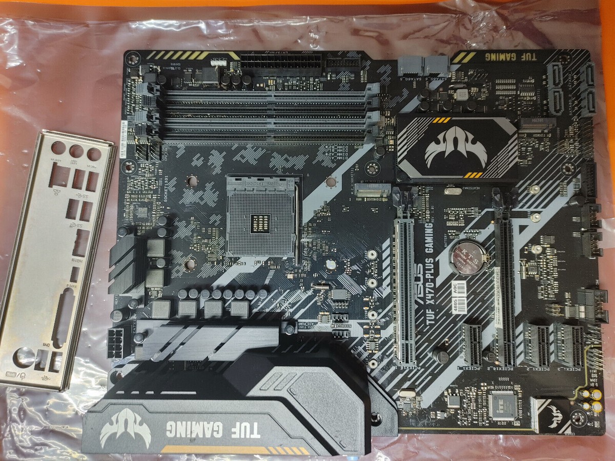 ASUS TUF X470-PLUS GAMING Motherboard AMD Socket AM4 DDR4 ATX