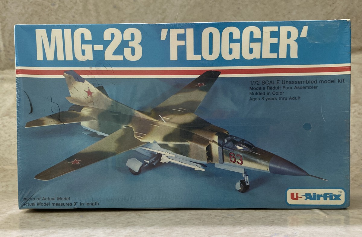Airfix MIG-23 'Flogger' Model Kit 4011 1:72 Scale 1980 USA