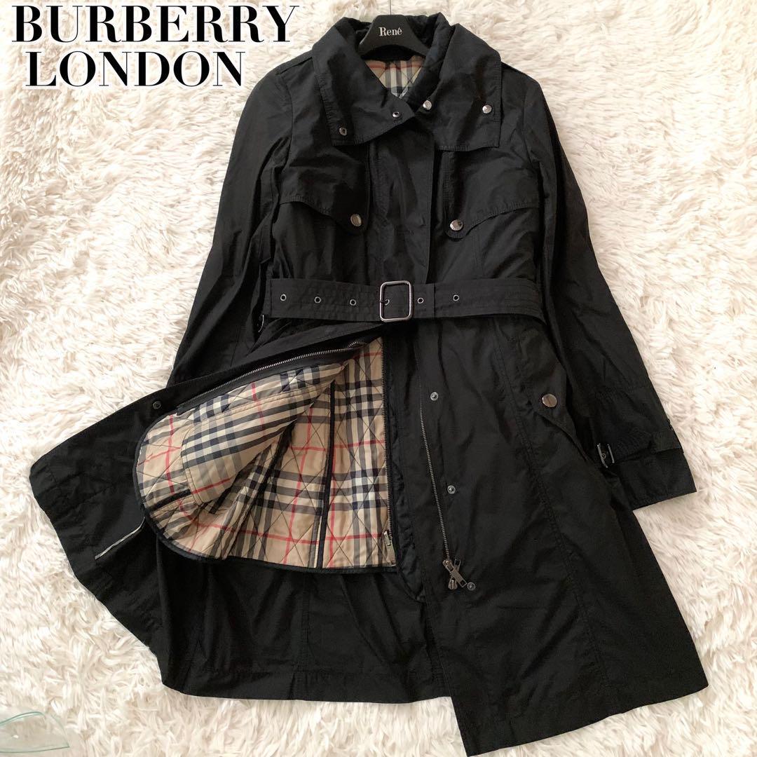 Kiwami Burberry Trench Coat 3Way Liner Nova Check Belt Black