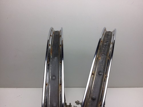 Vintage Schwinn 26” 1 3/4” S7 Chrome Bicycle Wheels Rims NICE - Picture 12 of 12