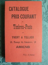 LOT LIVRE 1 CATALOGUE YVERT ET