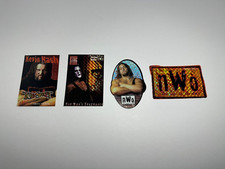 Vintage 1998 NWO Pro Wrestling Vending Machine 4 Sticker Set WCW 90s