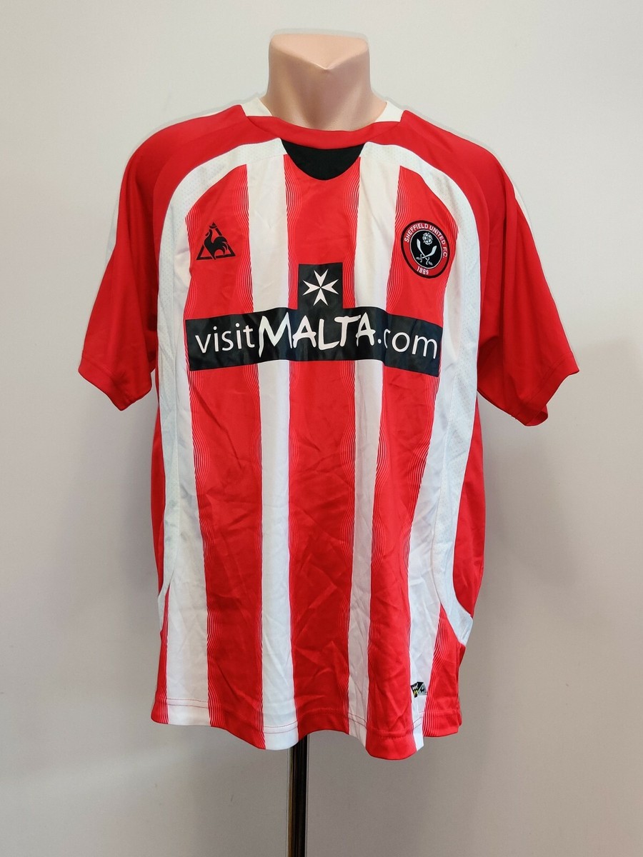 Football shirt soccer FC Sheffield United Blades Home 2008/2009 Le Coq  Sportif M