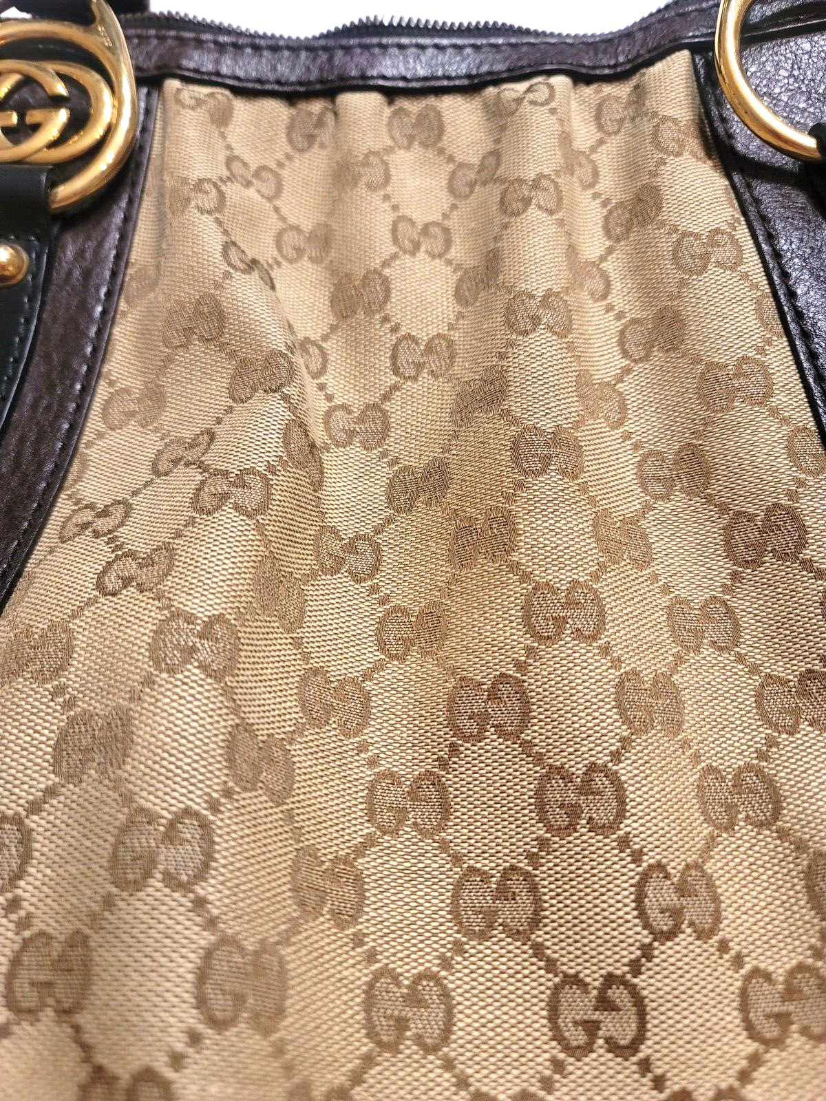 Gucci Monogram Large Convertable Purse - image 6