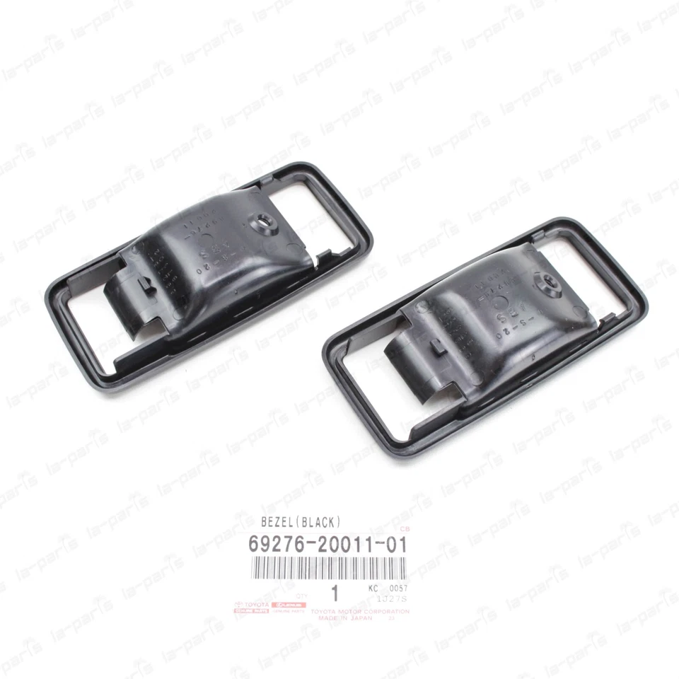 GENUINE FOR TOYOTA LAND CRUISER FJ40 FRONT DOOR INSIDE HANDLE BEZEL SET OF 2 - Image 3 of 4