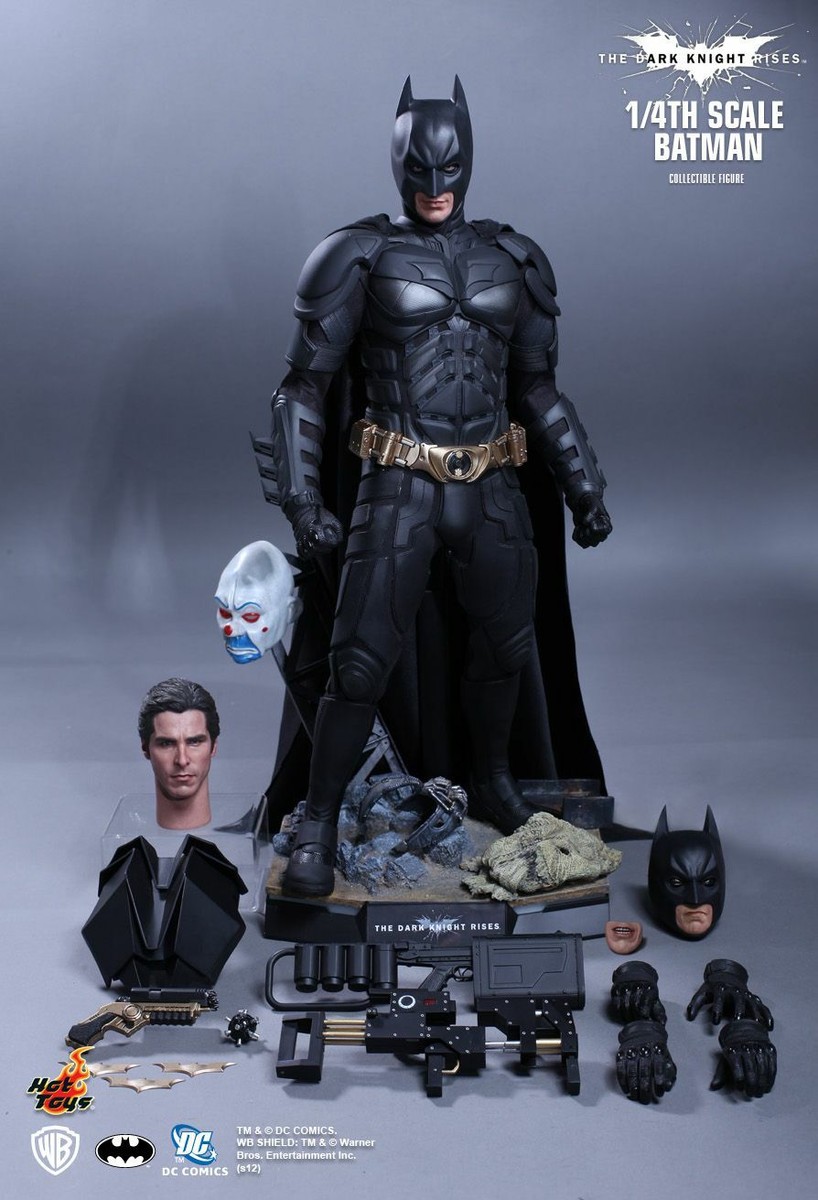 HOT TOYS QS001 THE DARK KNIGHT RISES BATMAN BRUCE WAYNE 18.5