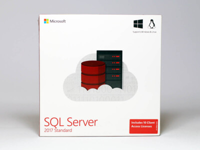 Microsoft SQL Server Standard 2017 mit 10 CALs, englisch - neu, SKU: 228-11033